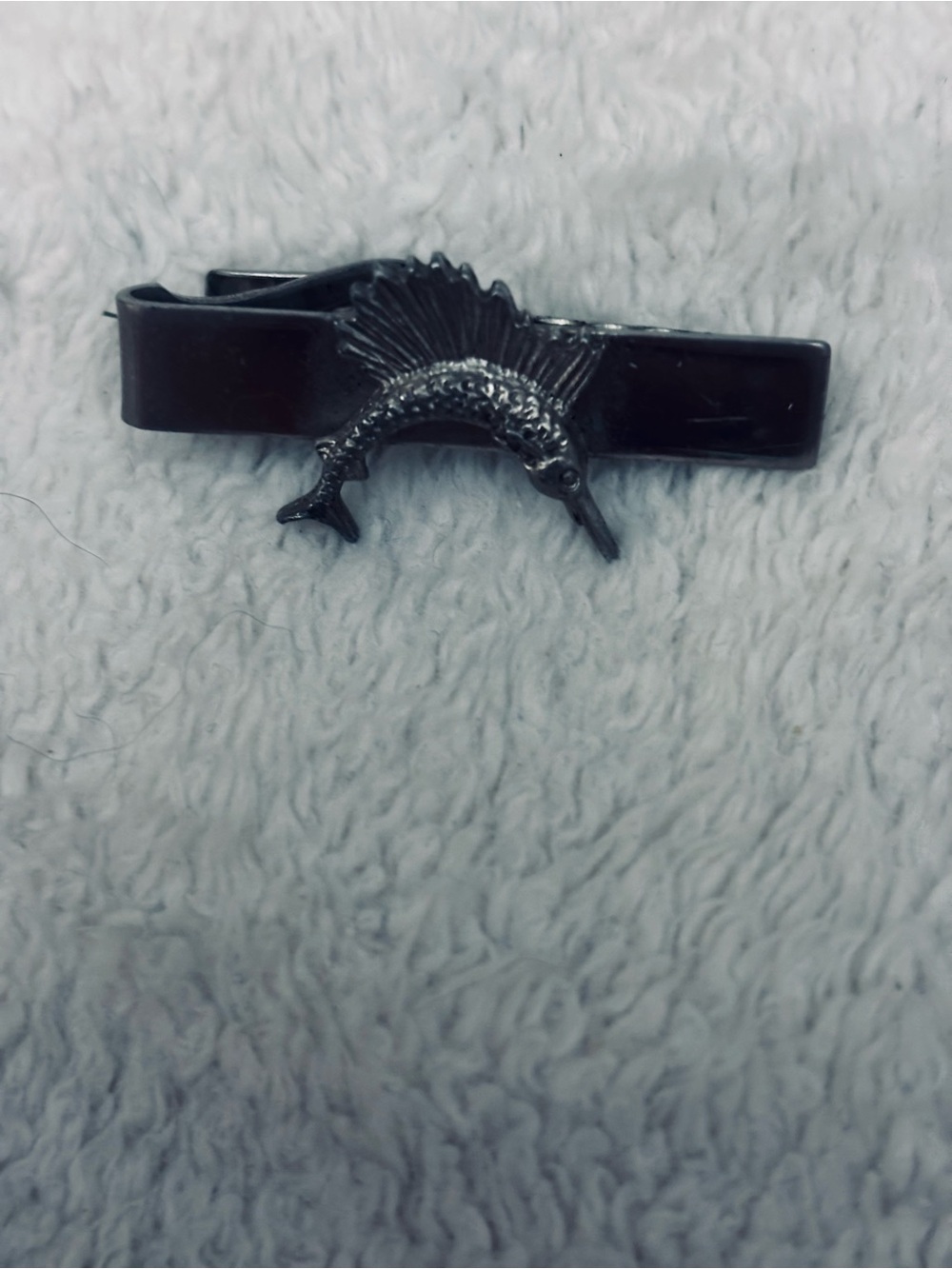 Jumping Sailfish Marlin Tie Clip - Vintage